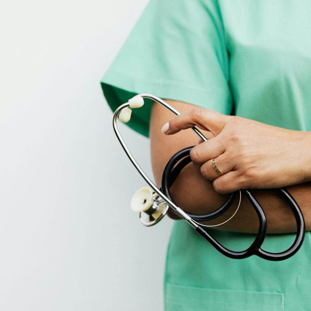 Doctor holding stethoscope representing personalized fertility guidance